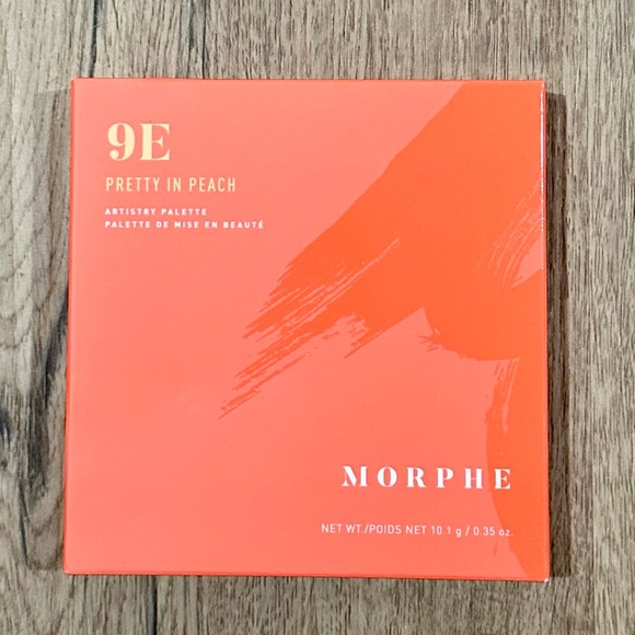 NIB Morphe 9E Pretty In Peach Eyeshadow Palette - Picture 5 of 9